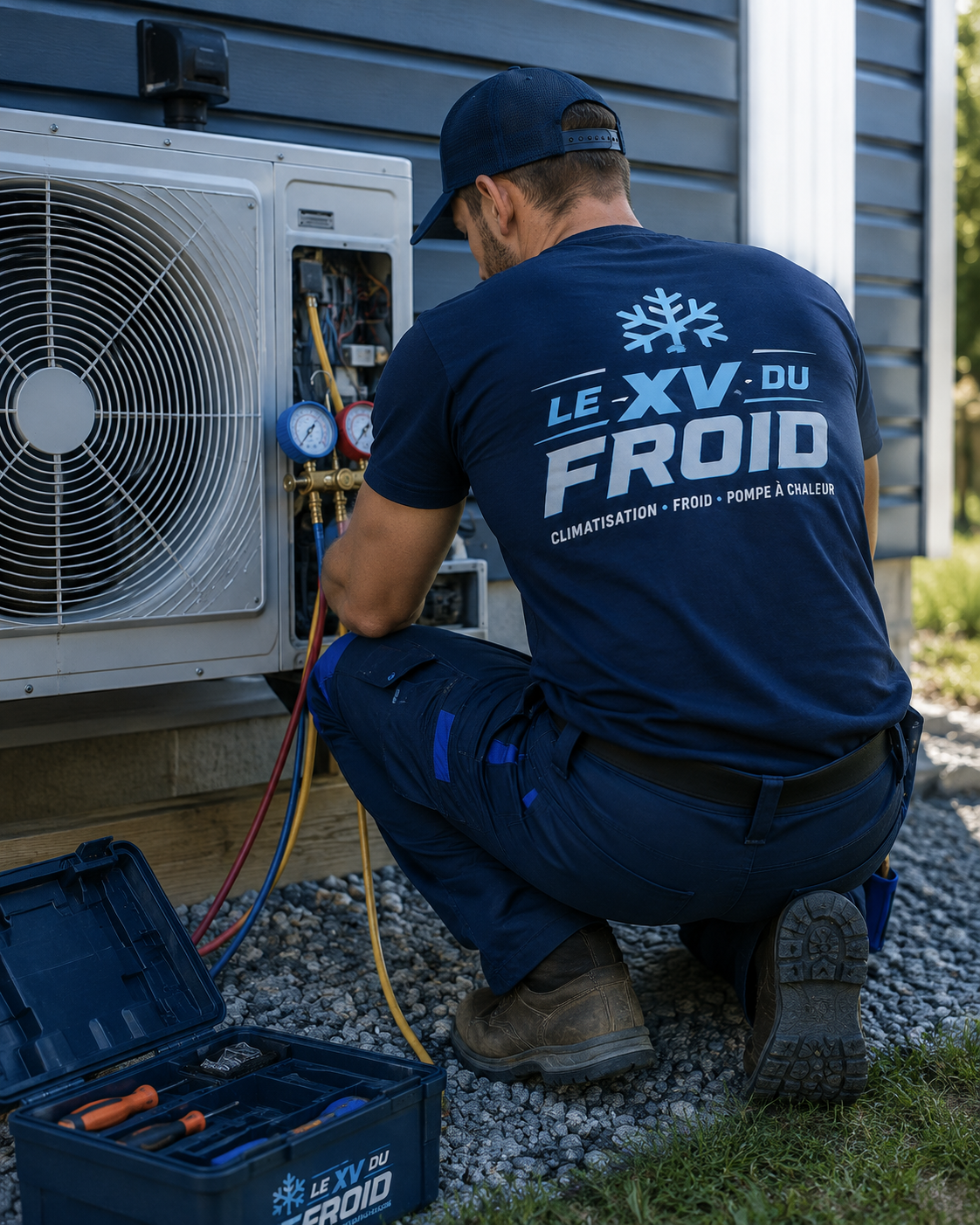 Technicien Le XV du Froid en diagnostic de dépannage climatisation