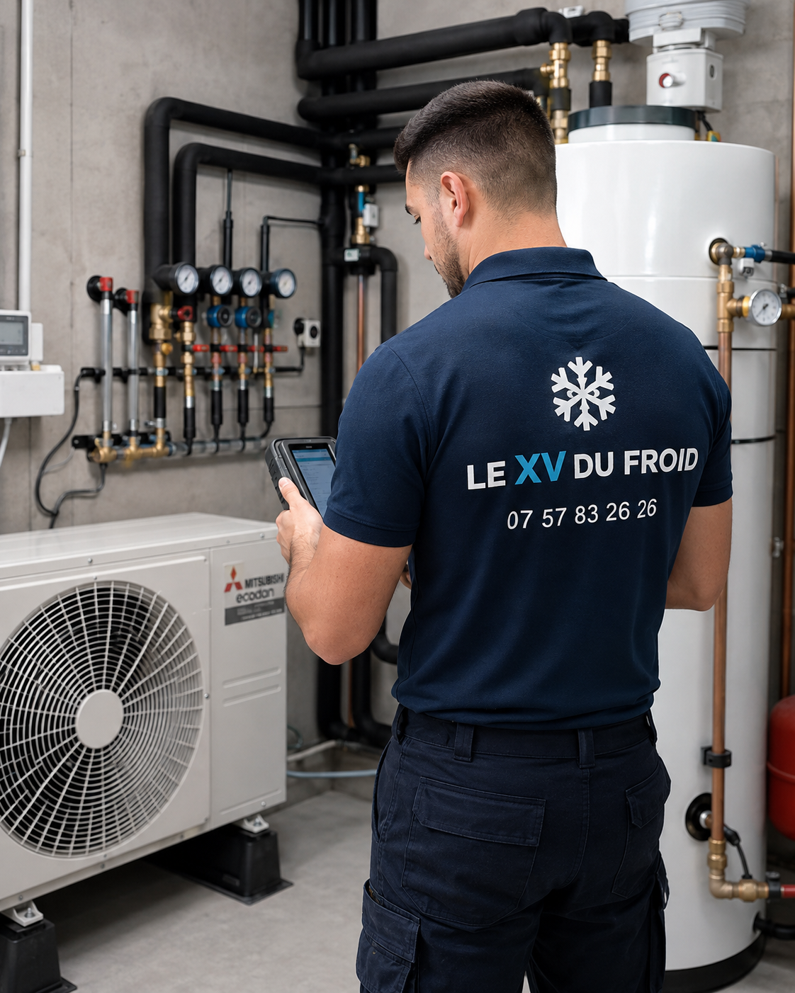 Technicien Le XV du Froid en installation