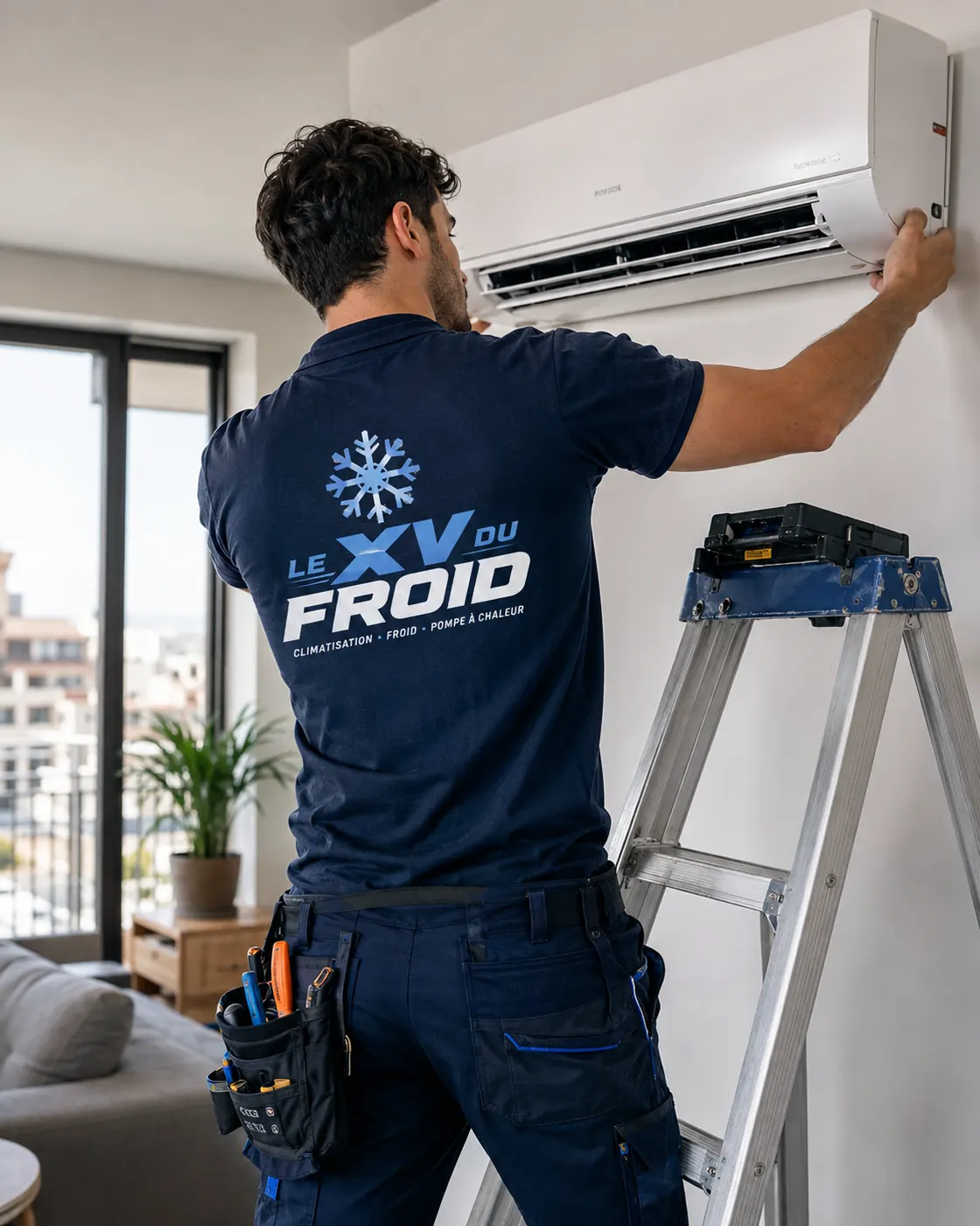 Technicien Le XV du Froid en intervention à domicile